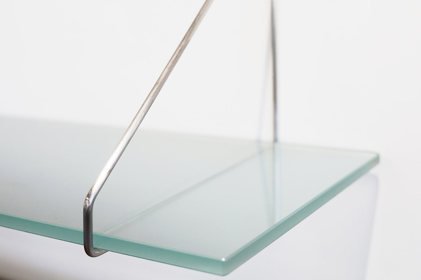 TBS Triangle Bracket Shelf - Stainless, Glass