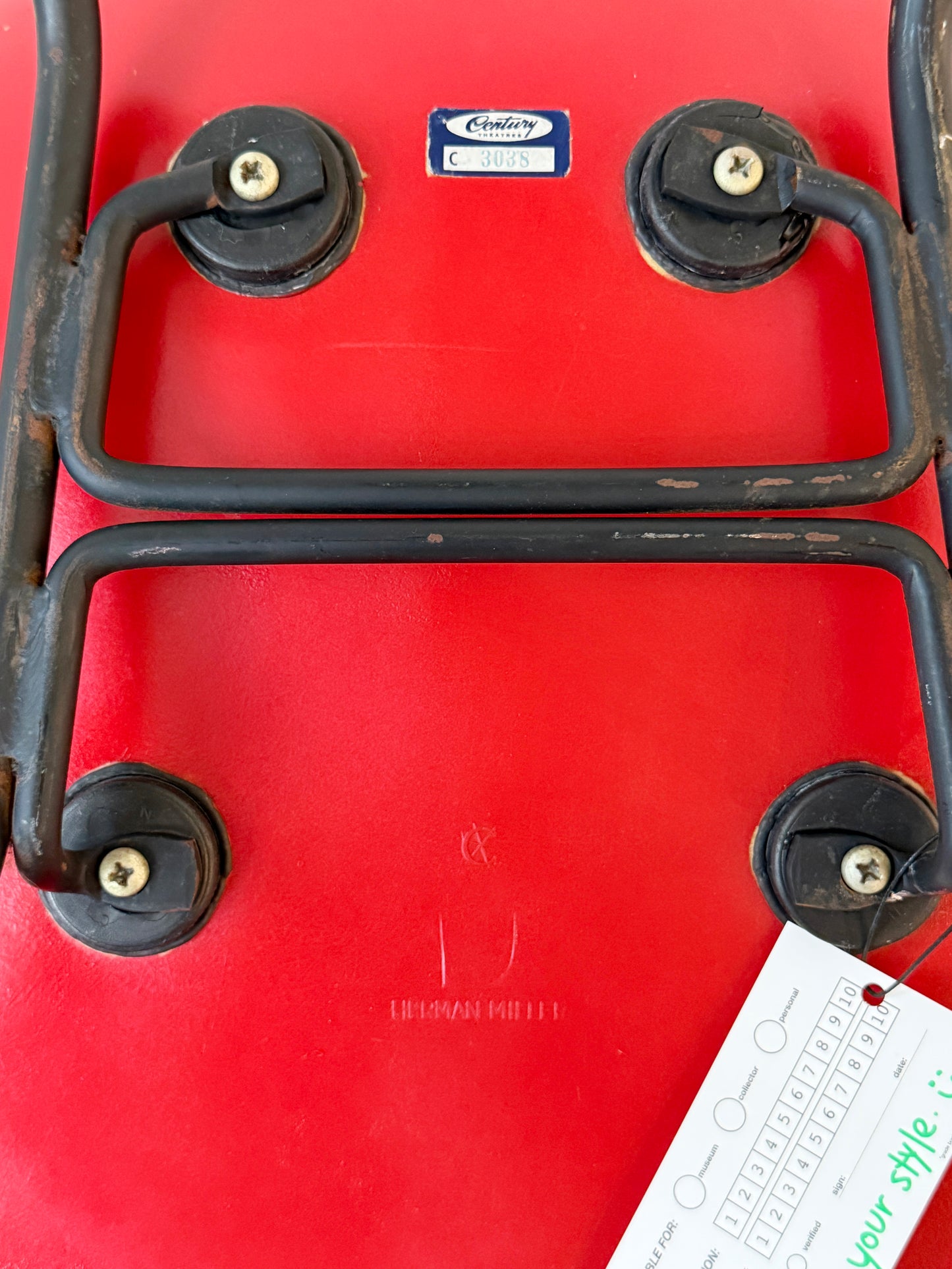 Eames Armchair for Herman Miller - red