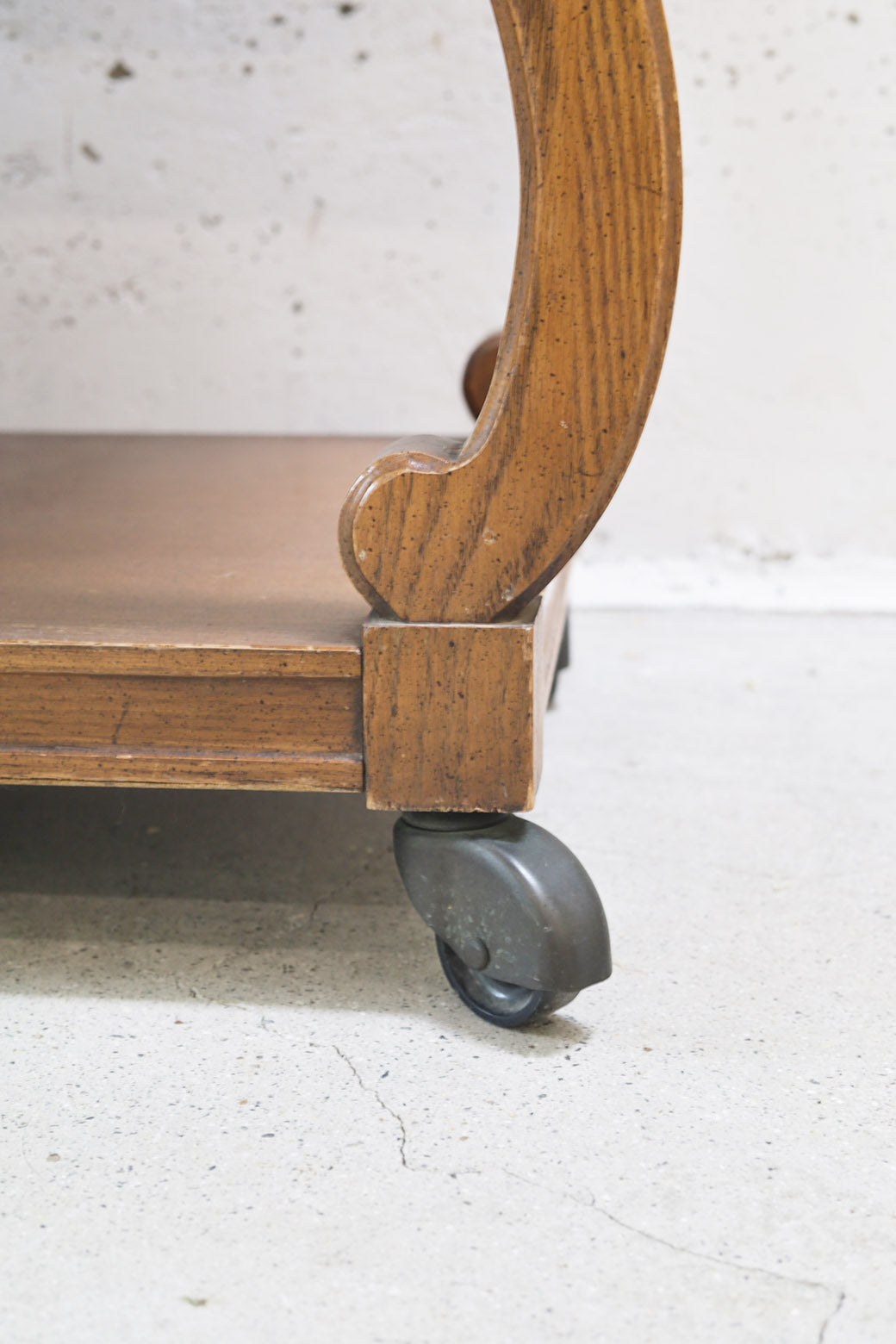 Antique Console with Casters