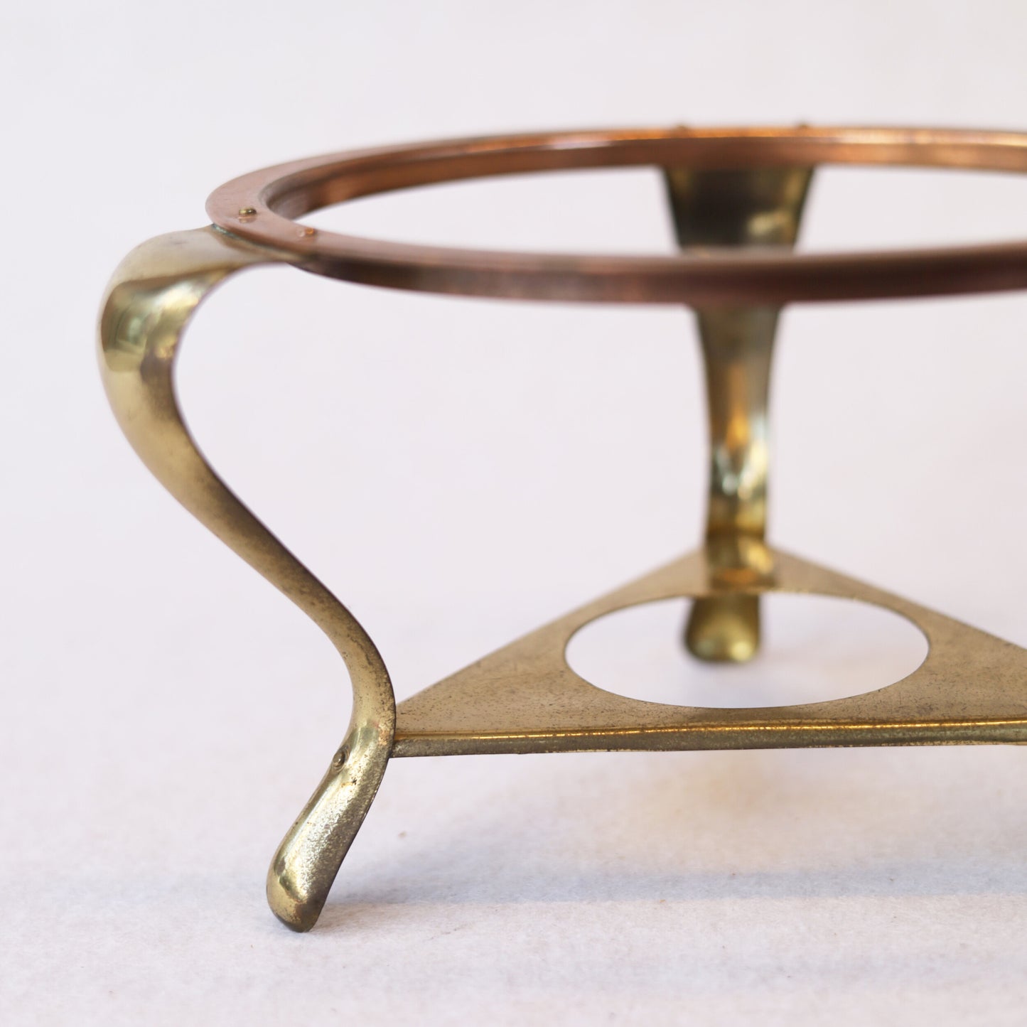 Vintage Bronze Fondue Pot