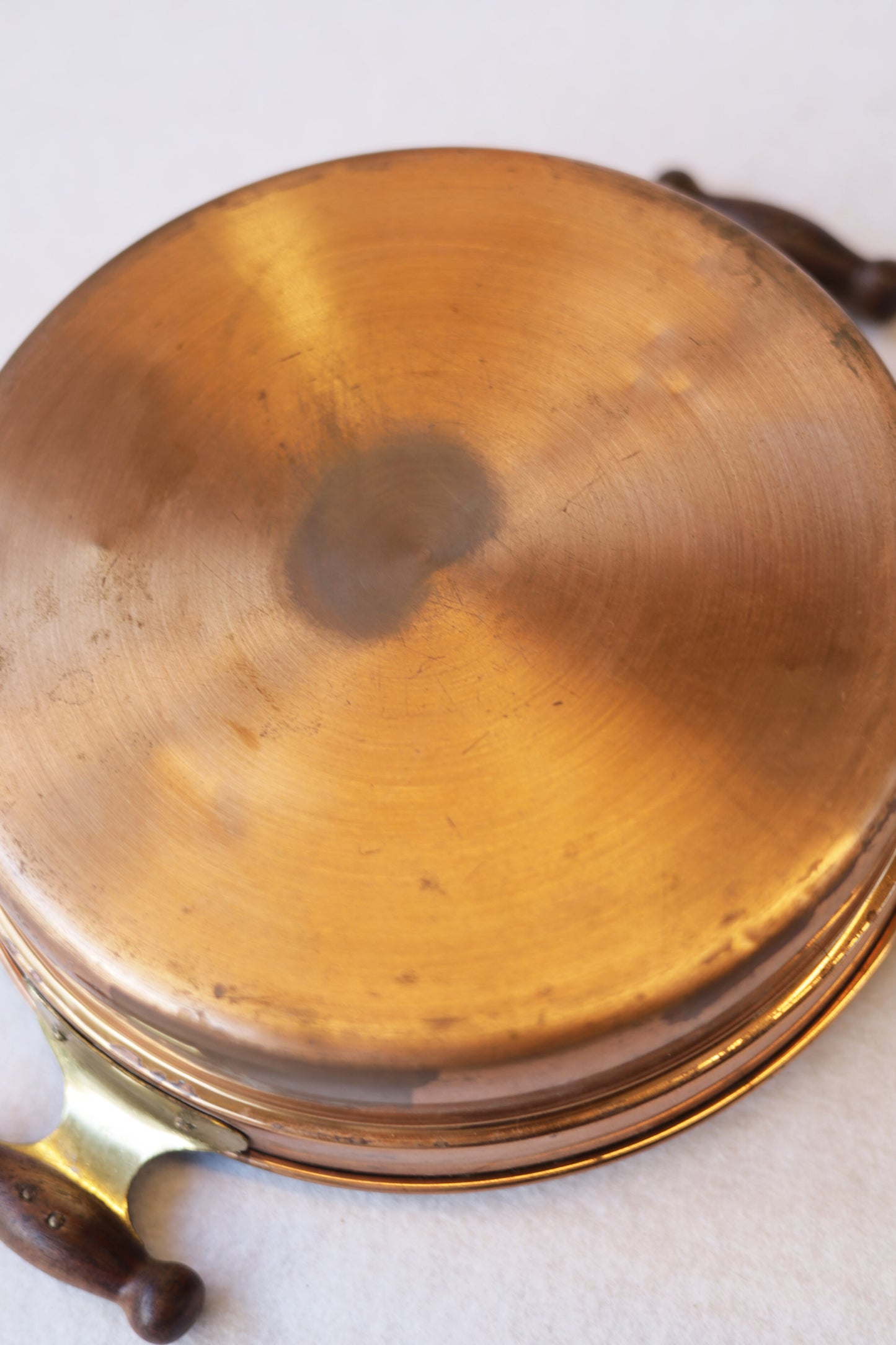 Vintage Bronze Fondue Pot