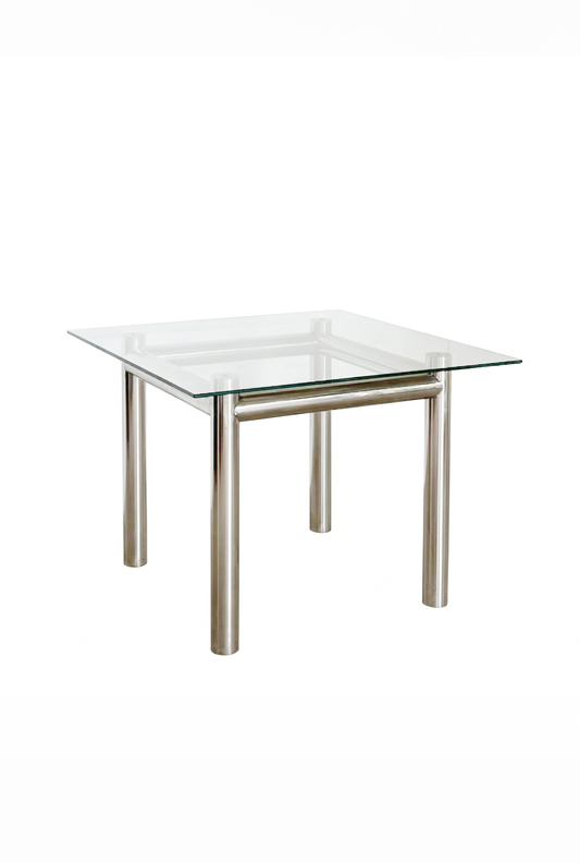 Chunky Stainless Dining Table / 청키 스테인리스 다이닝 테이블