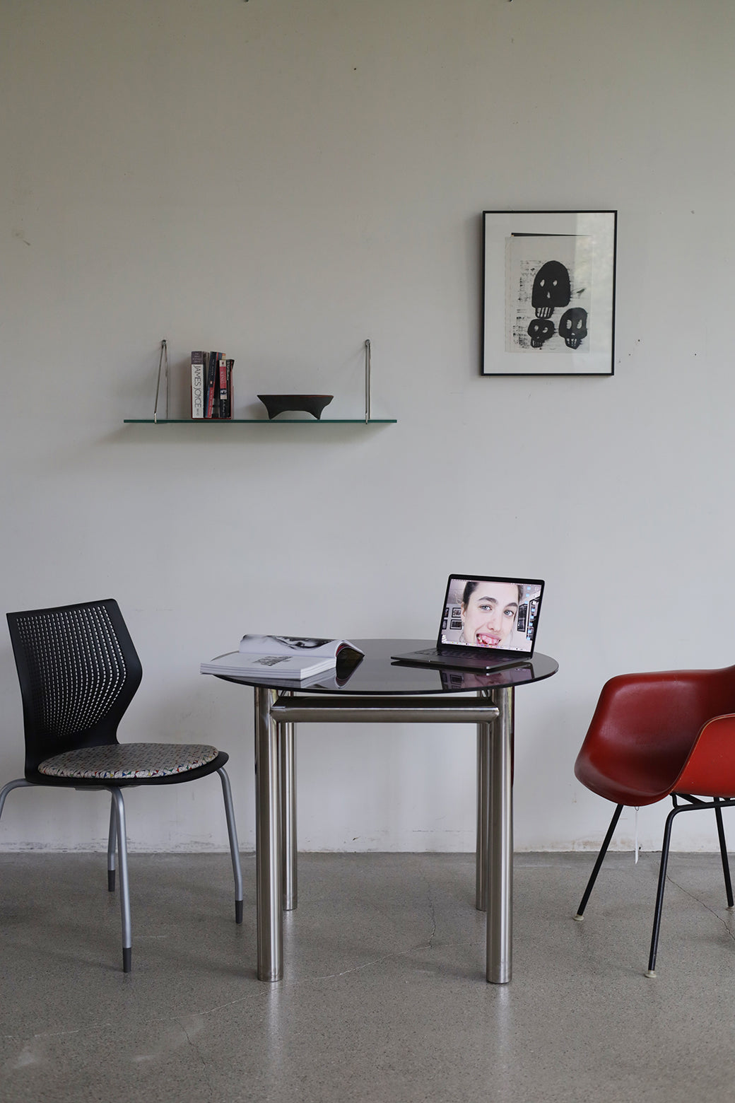 Chunky Stainless Lite Table / 청키 스테인리스 라이트 테이블