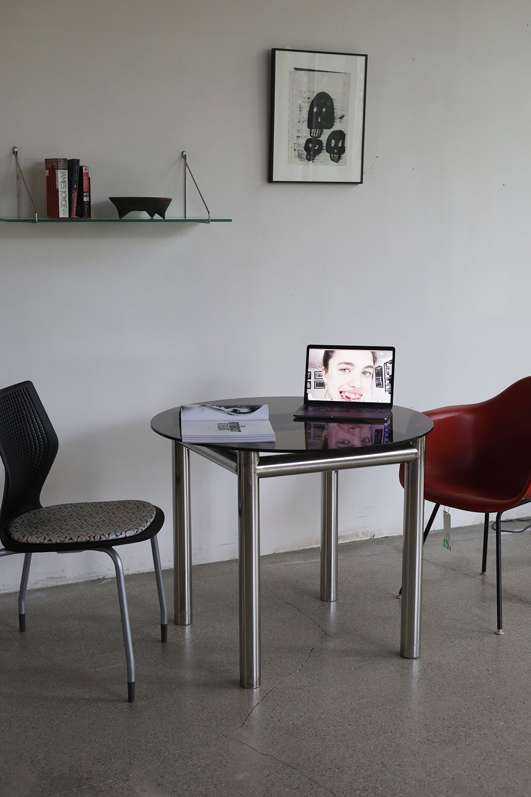 Chunky Stainless Lite Table / 청키 스테인리스 라이트 테이블