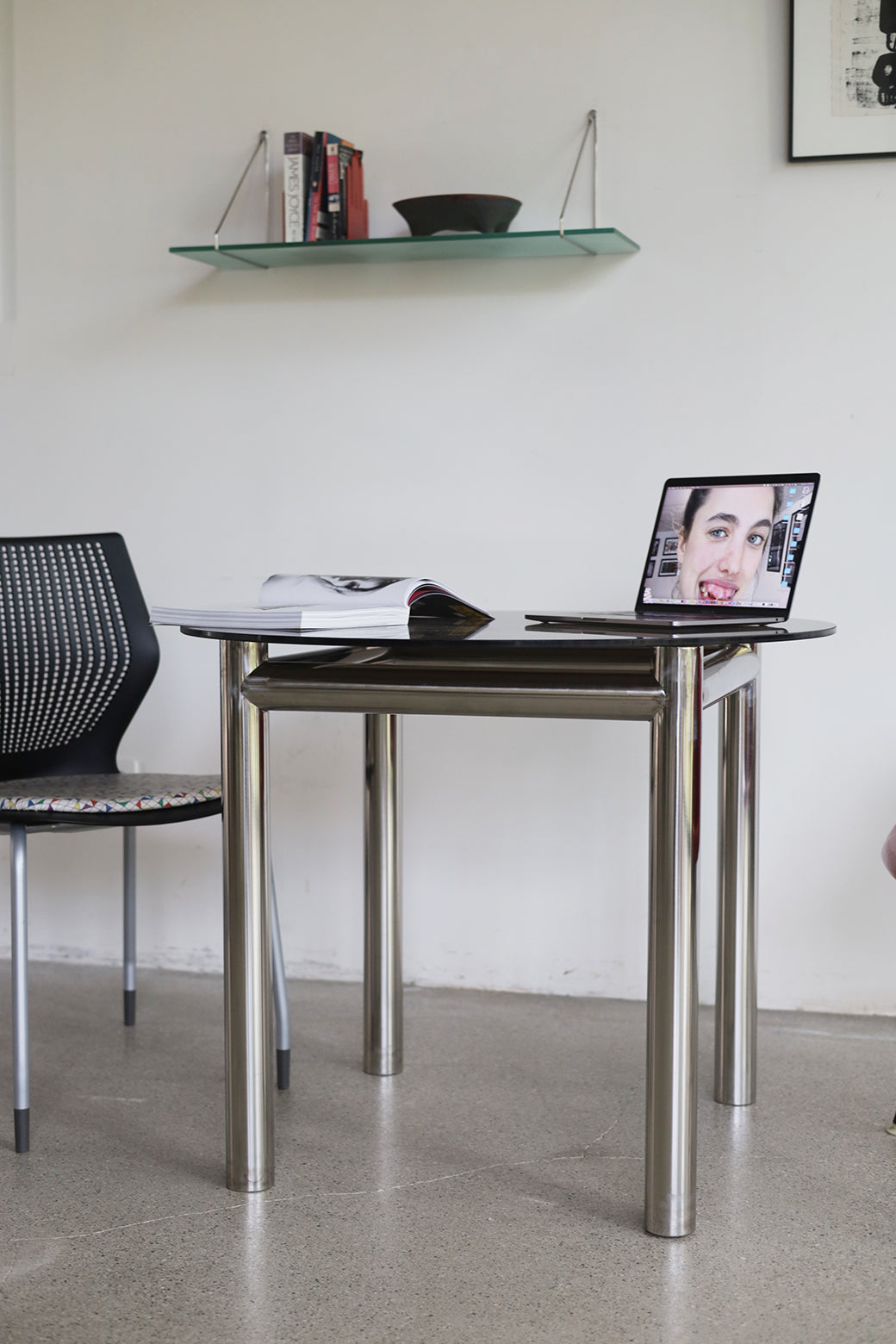 Chunky Stainless Lite Table / 청키 스테인리스 라이트 테이블