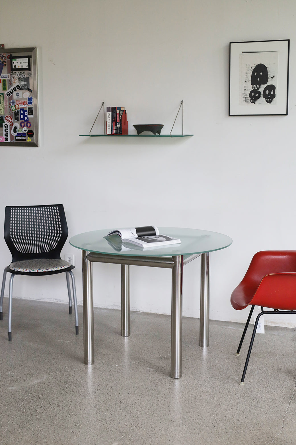 Chunky Stainless Lite Table / 청키 스테인리스 라이트 테이블