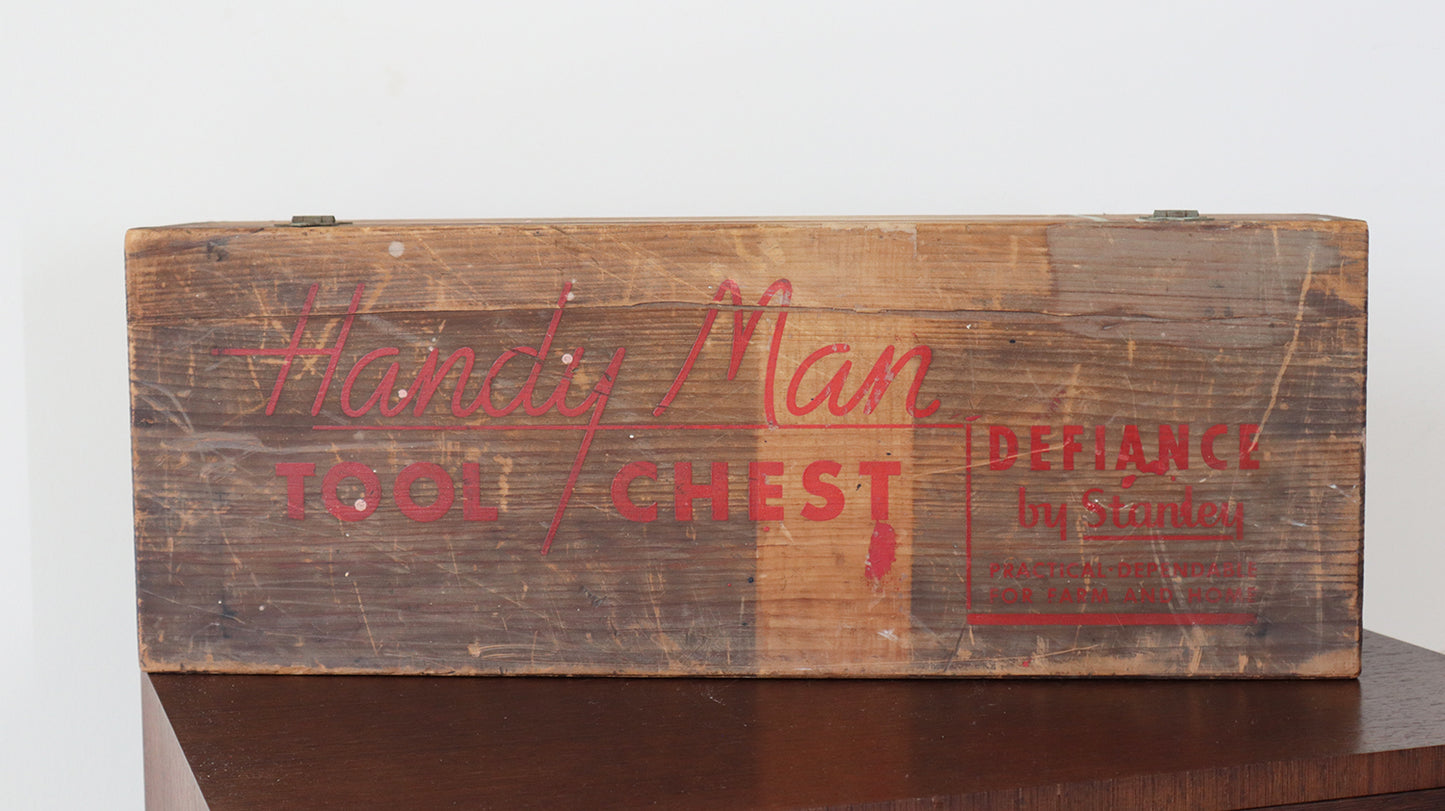 Vintage Wooden Tool Box by Stanley