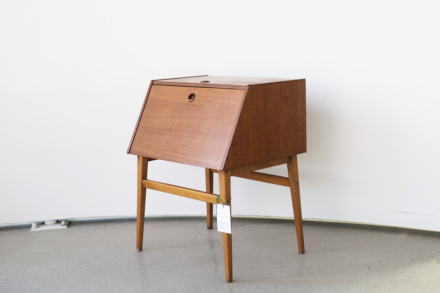 Swedish Teak Flatware Service Cabinet