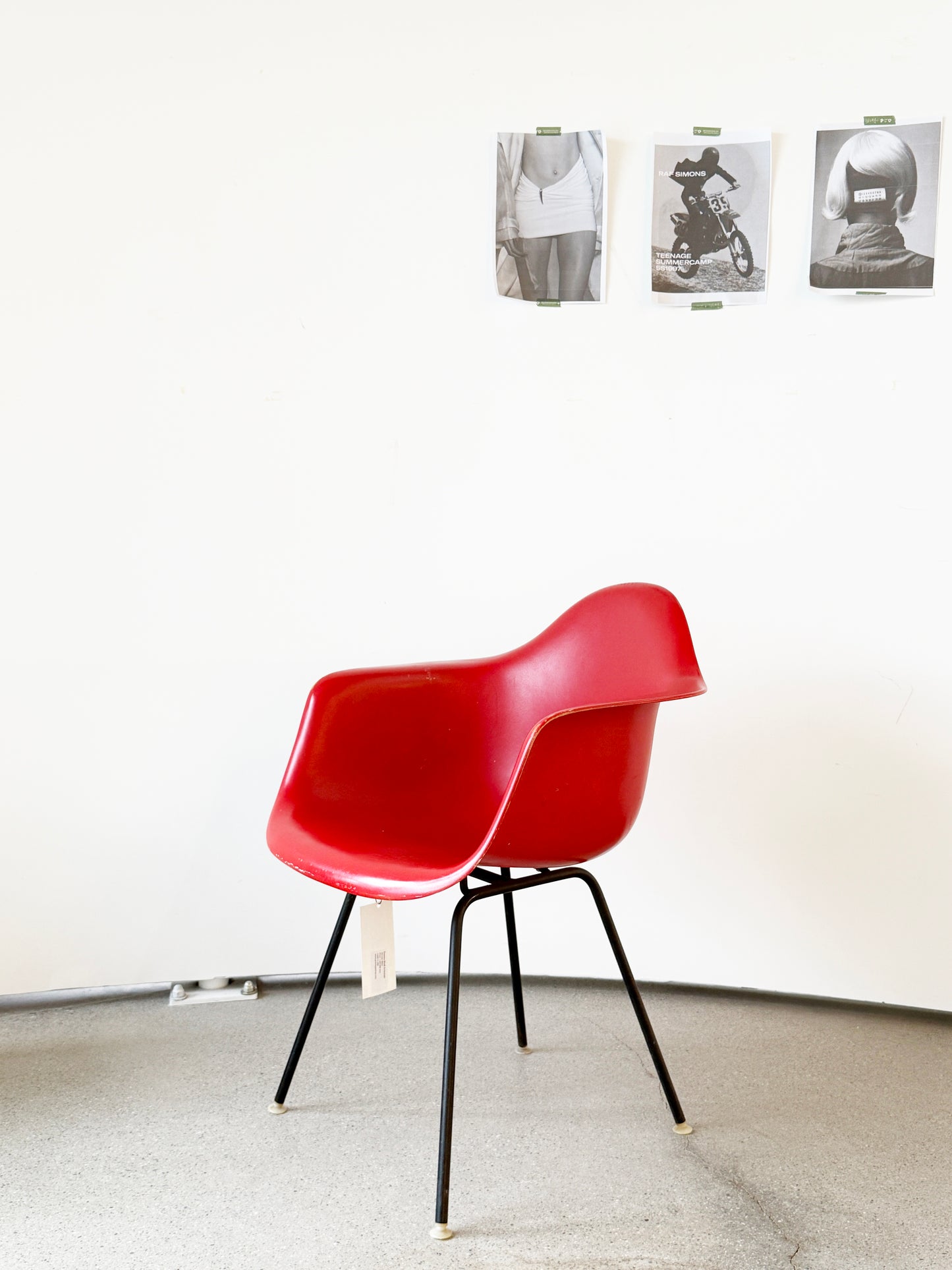 Eames Armchair for Herman Miller - red