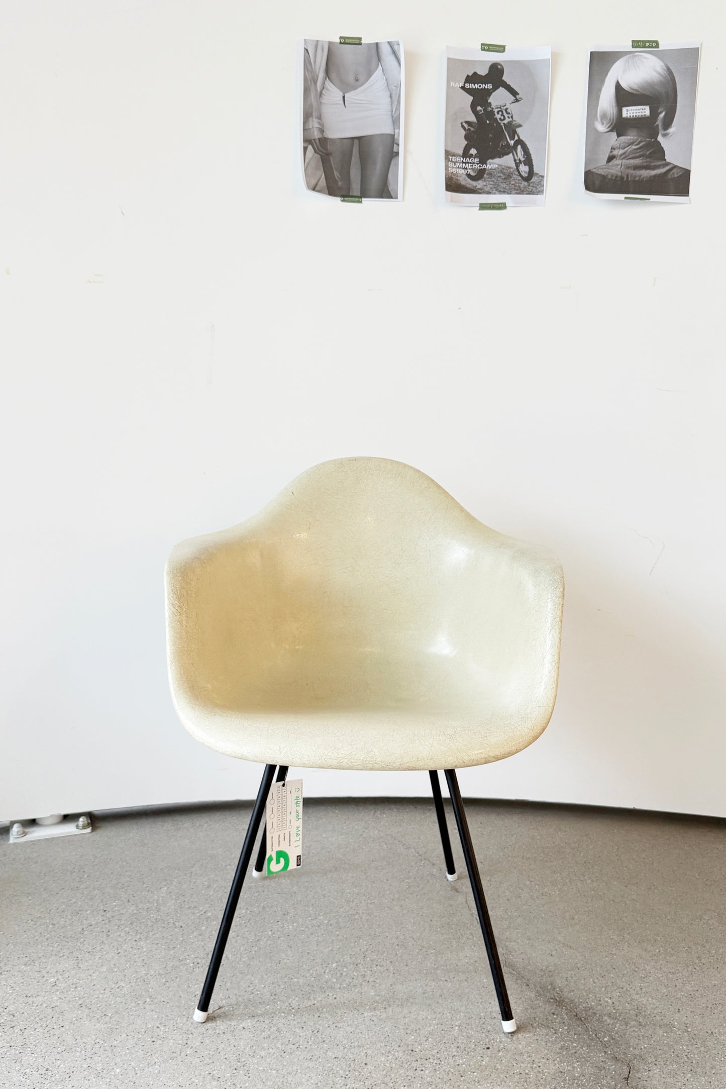 Eames Armchair for Herman Miller - white