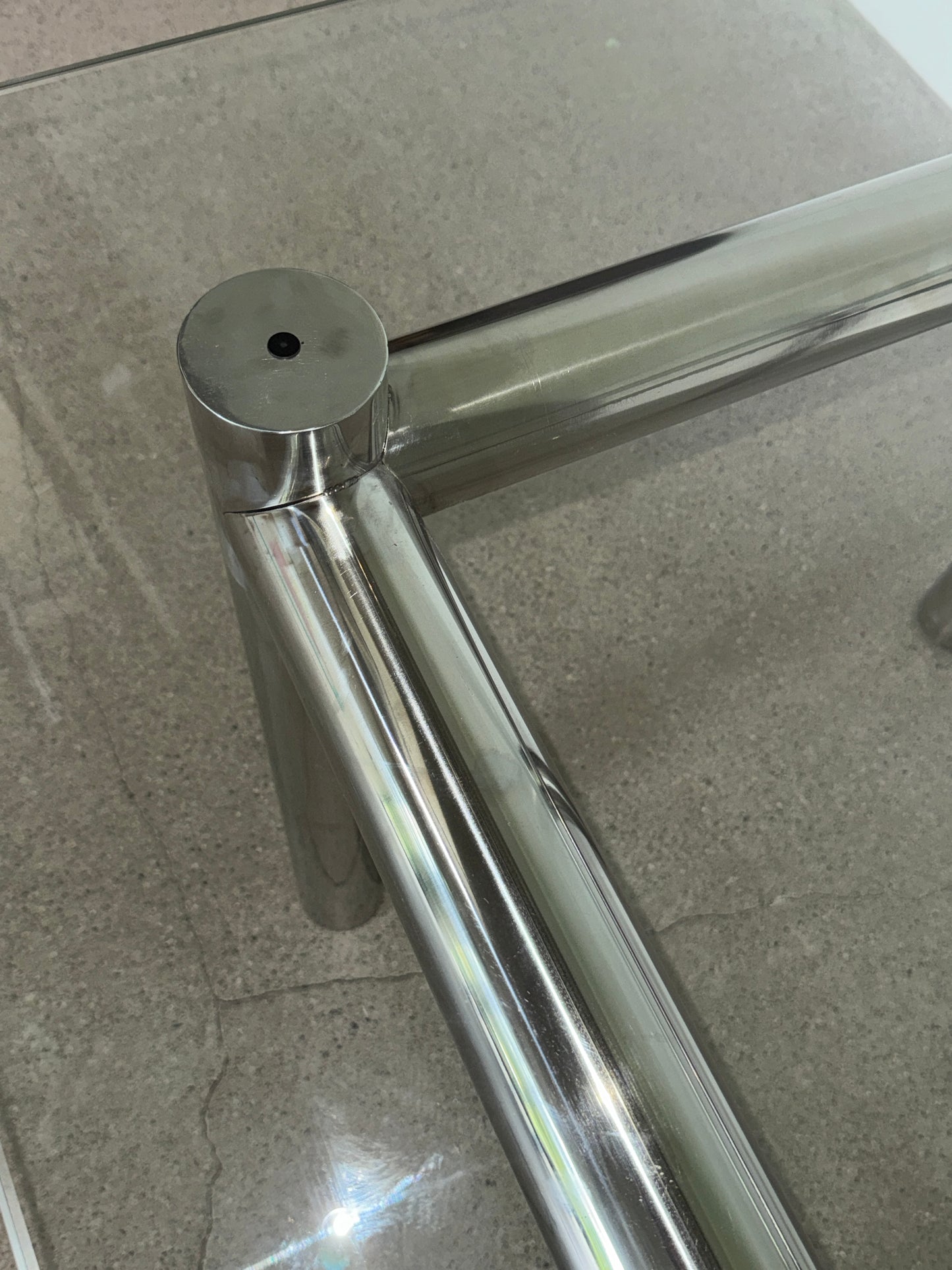 Chunky Stainless Dining Table / 청키 스테인리스 다이닝 테이블