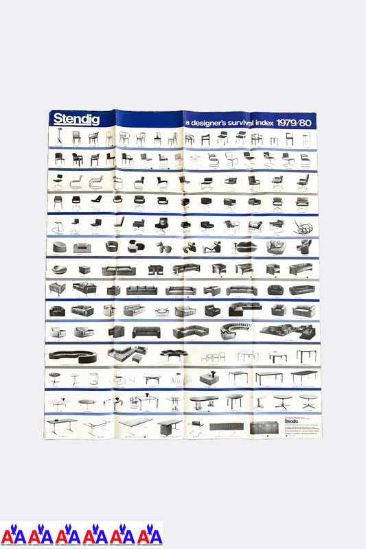 Rare Stendig - A Designer’s Survival index Poster 1979/80