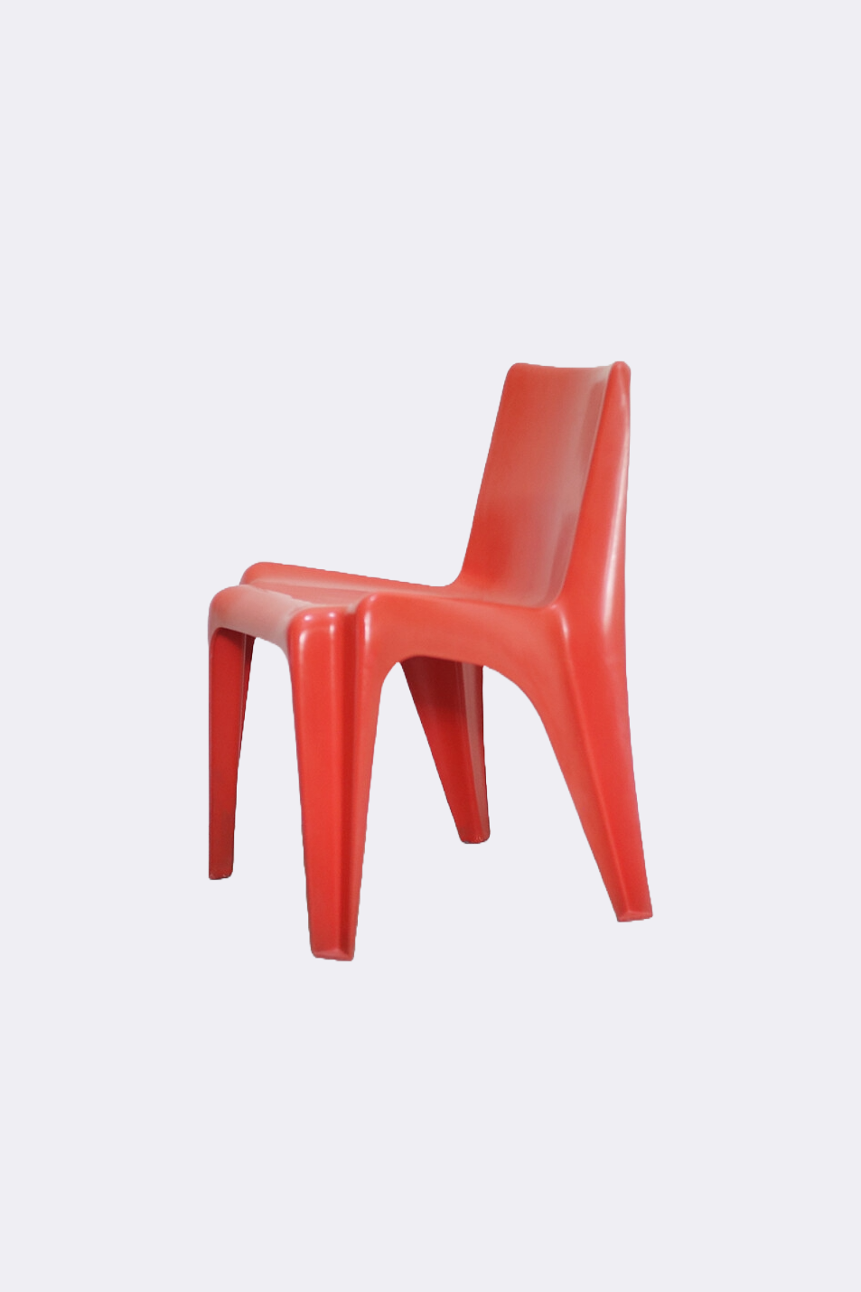 Bofinger Chair by Helmut Batzner (red)