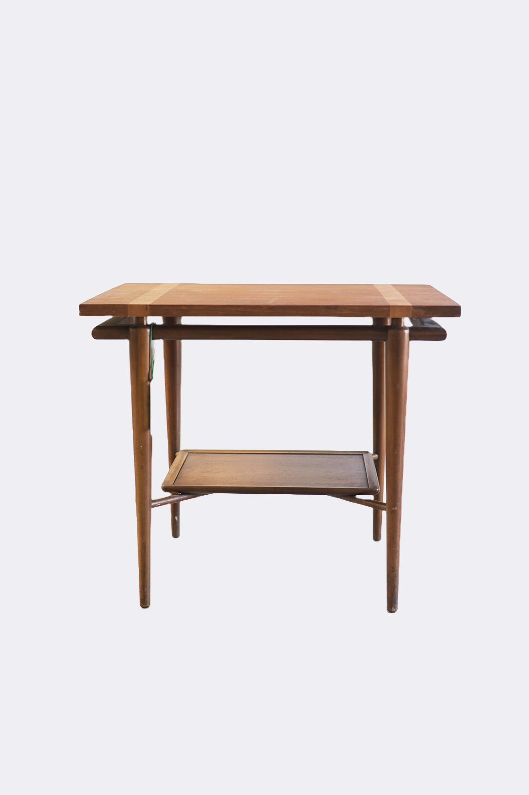 JOHN WIDDICOMB Bi-Level Walnut Table