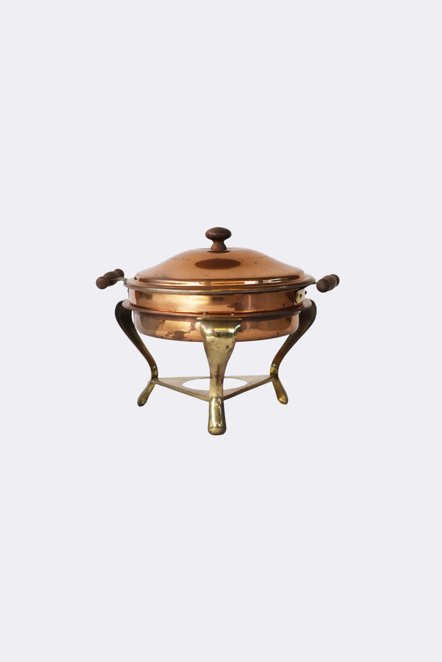 Vintage Bronze Fondue Pot