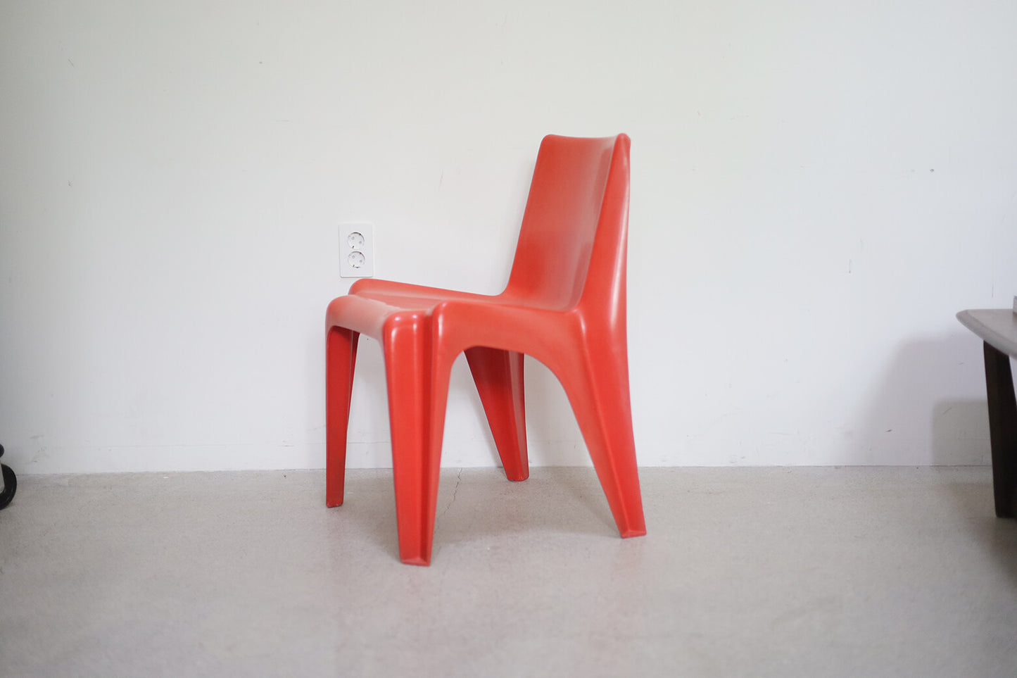 Bofinger Chair by Helmut Batzner (red)