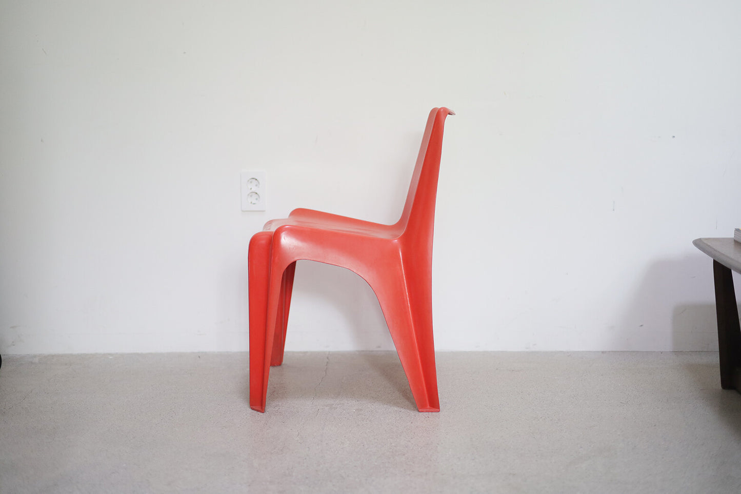 Bofinger Chair by Helmut Batzner (red)