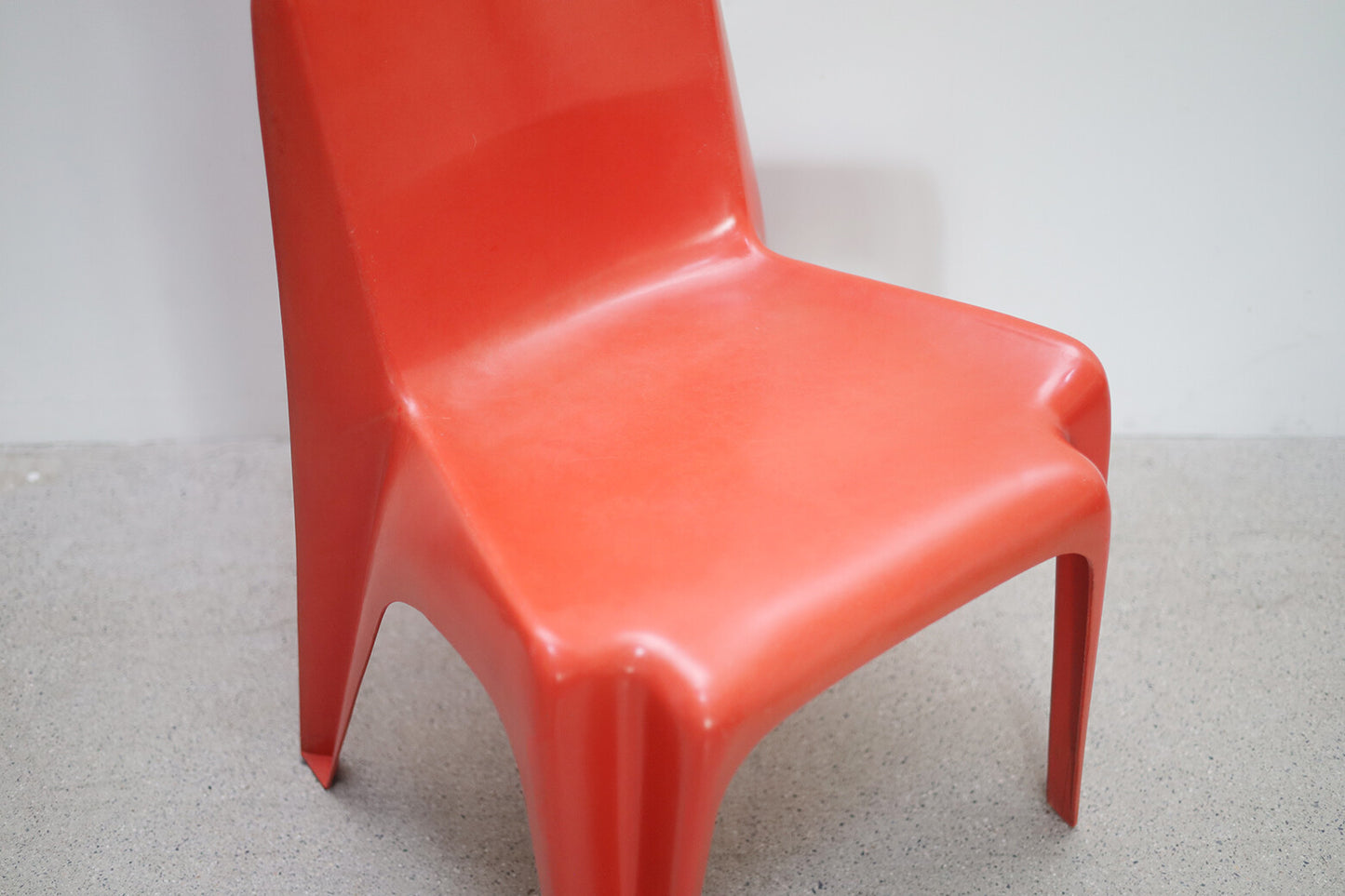 Bofinger Chair by Helmut Batzner (red)