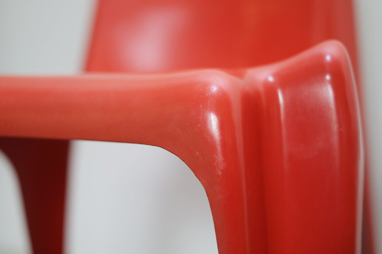 Bofinger Chair by Helmut Batzner (red)