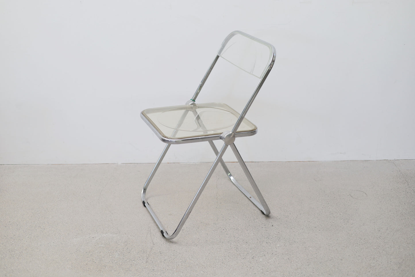 Plia Castelli Lucite Chrome Folding Chair