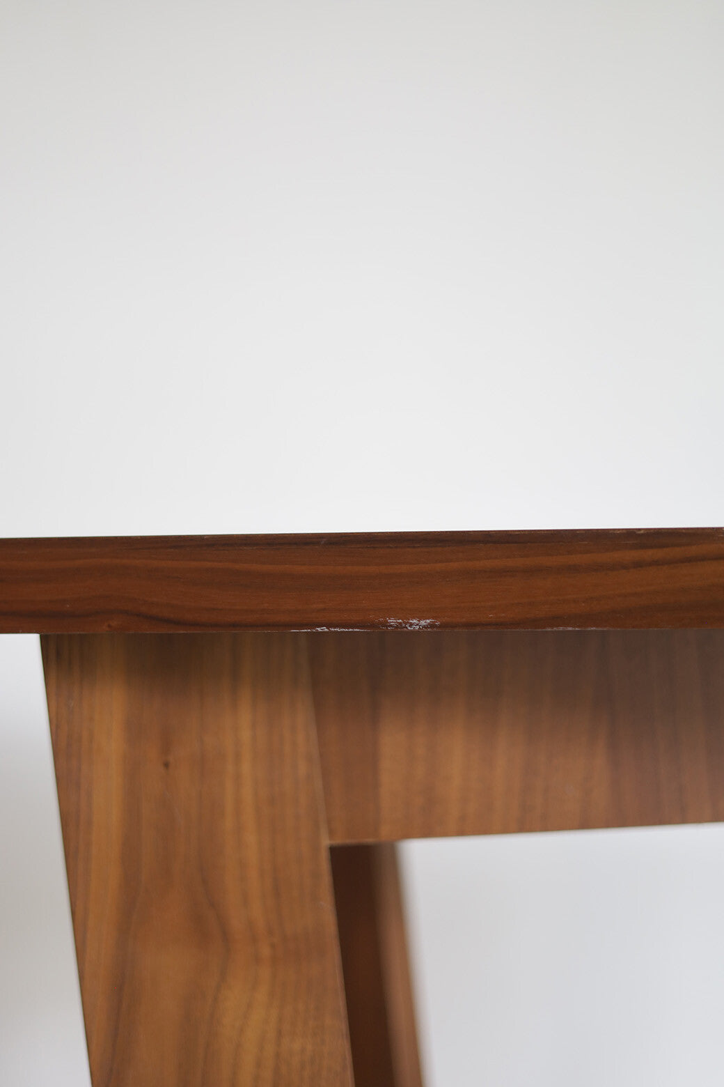 Vintage Walnut Console Table