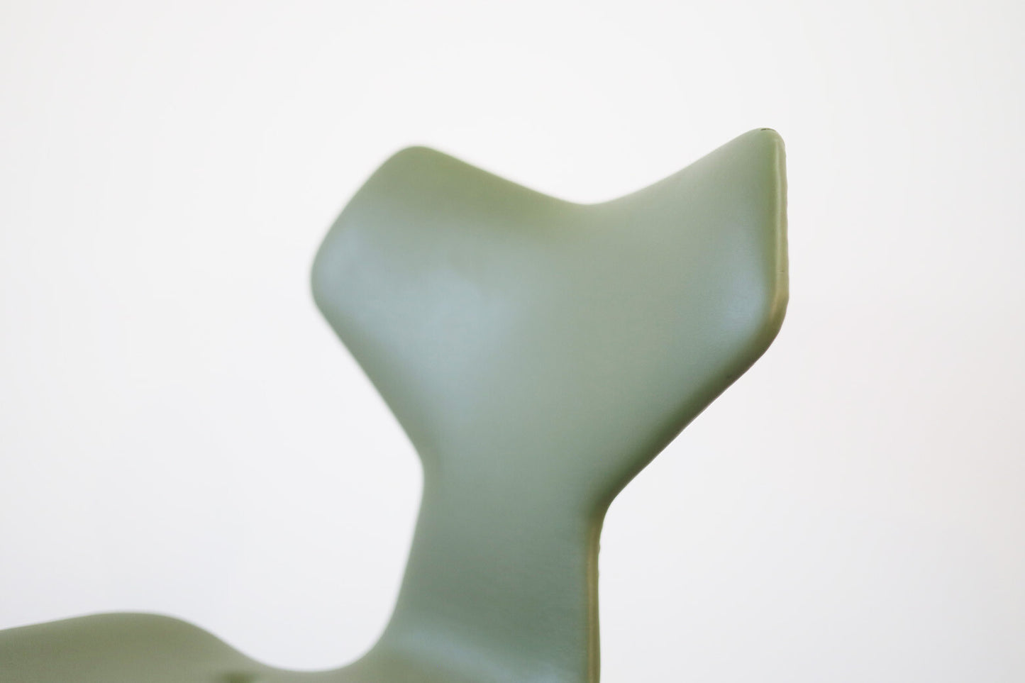 Fritz Hansen Grand Prix Chair - green leather