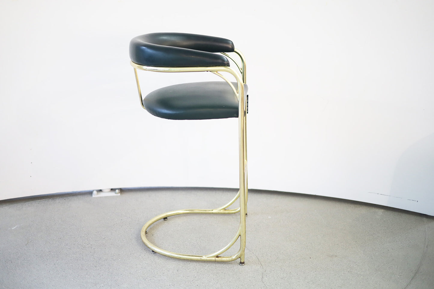 Brass Frame Stool