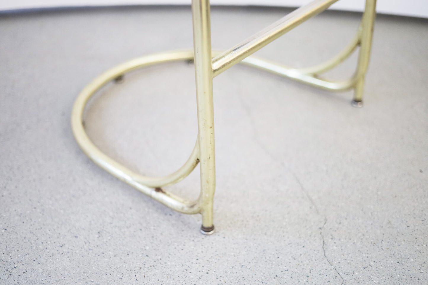 Brass Frame Stool