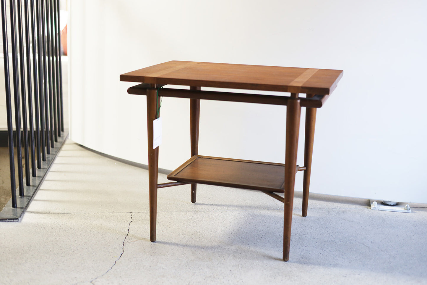 JOHN WIDDICOMB Bi-Level Walnut Table