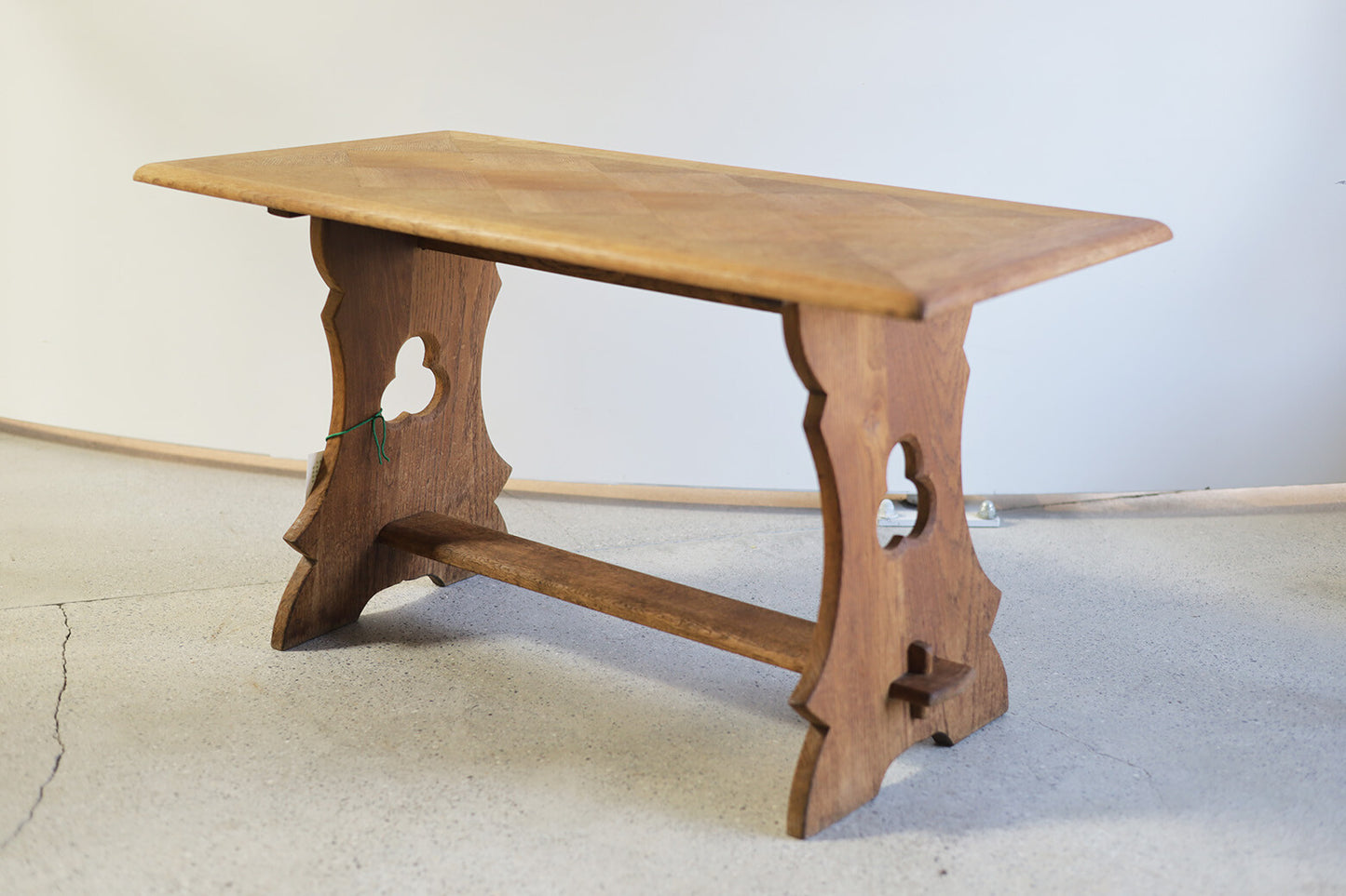 Dutch Brutalist Oak Coffee Table, C.1950'S