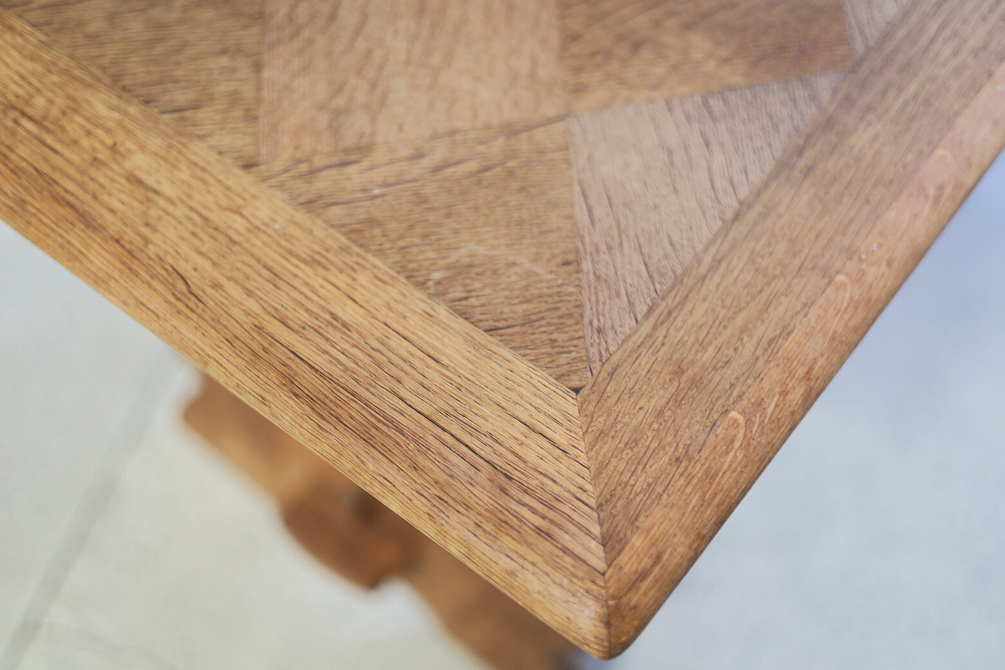 Dutch Brutalist Oak Coffee Table, C.1950'S