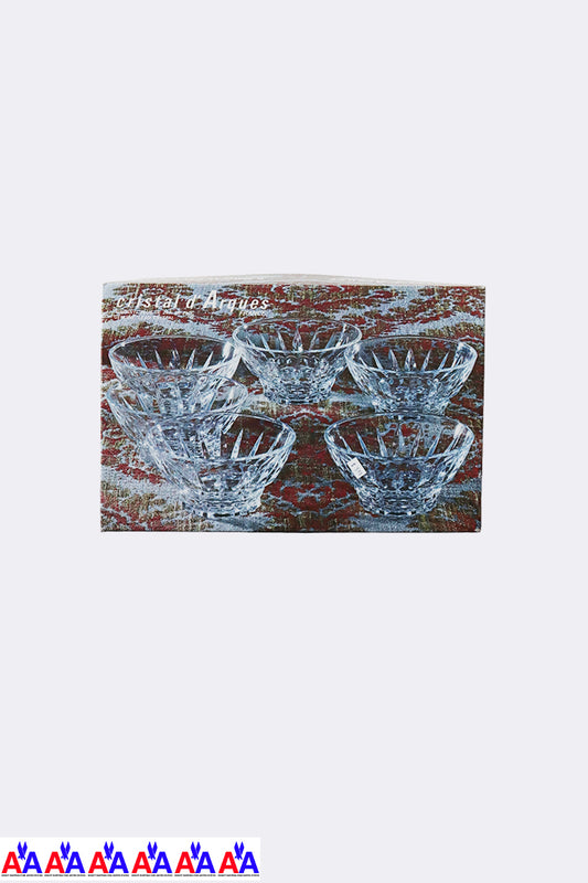 Cristal de Arques 6 piece sauce bowl set